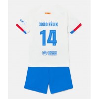 Dětský fotbalový dres Barcelona Joao Felix #14 2023-24 Venkovní Krátký Rukáv (+ trenýrky)